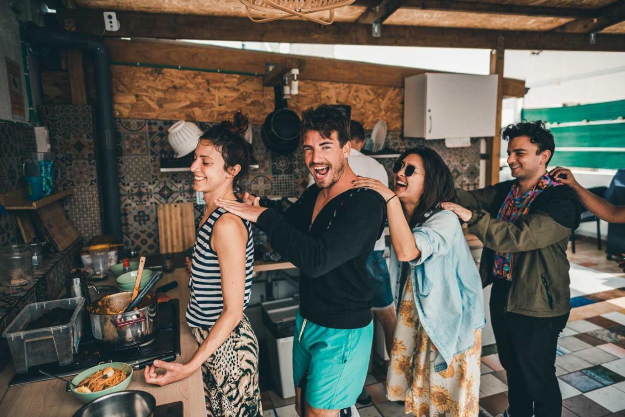 La Ventana Azul Surf Hostel Las Palmas de Gran Canaria Kültér fotó