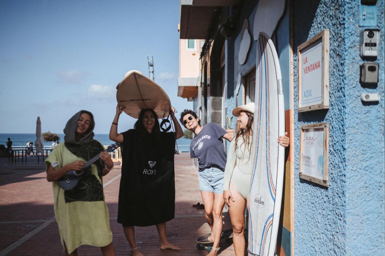 La Ventana Azul Surf Hostel Las Palmas de Gran Canaria Kültér fotó